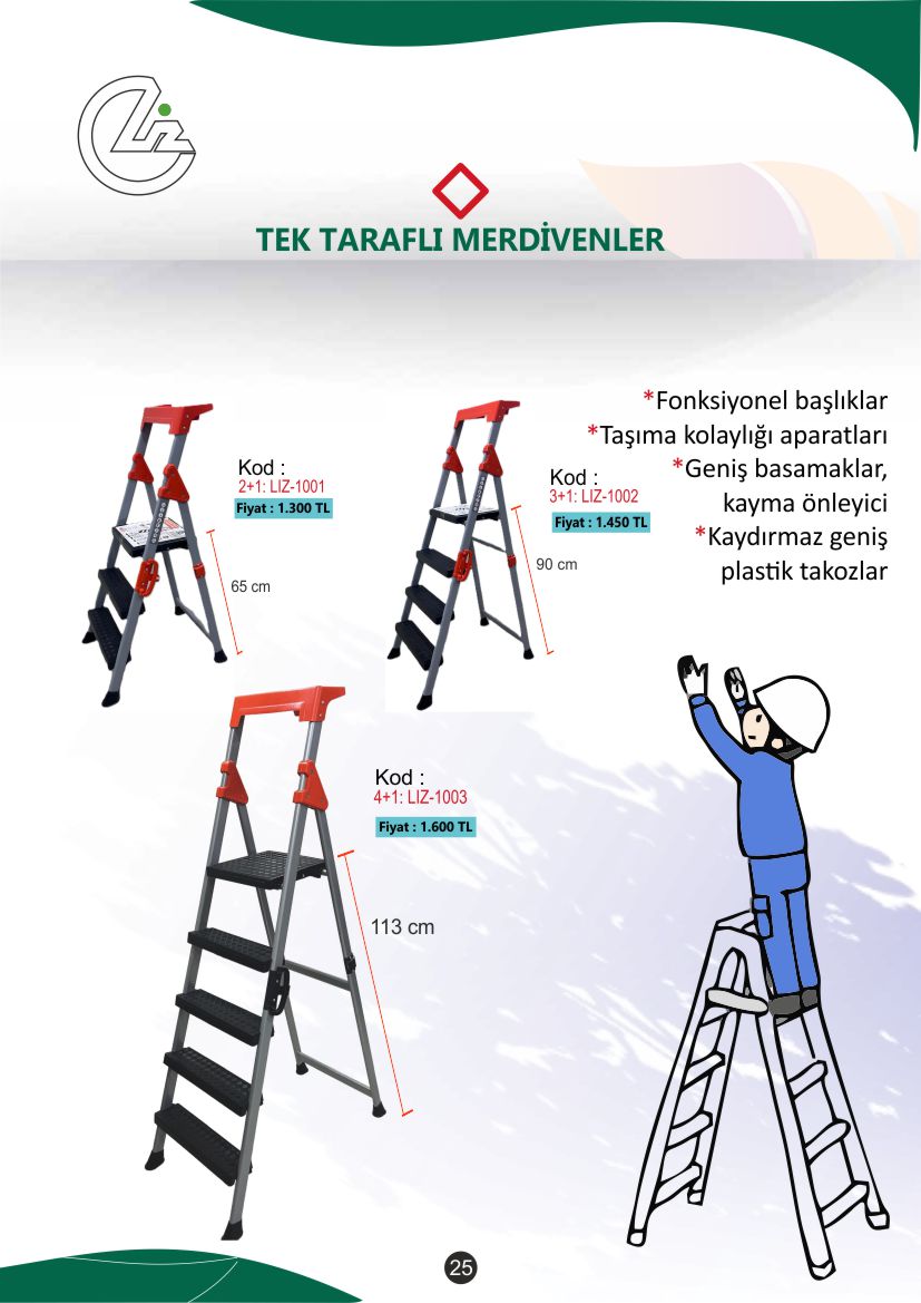 Sabit Merdiven Bileşenleri